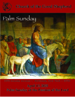 April 13, 2025 (Palm Sunday)
